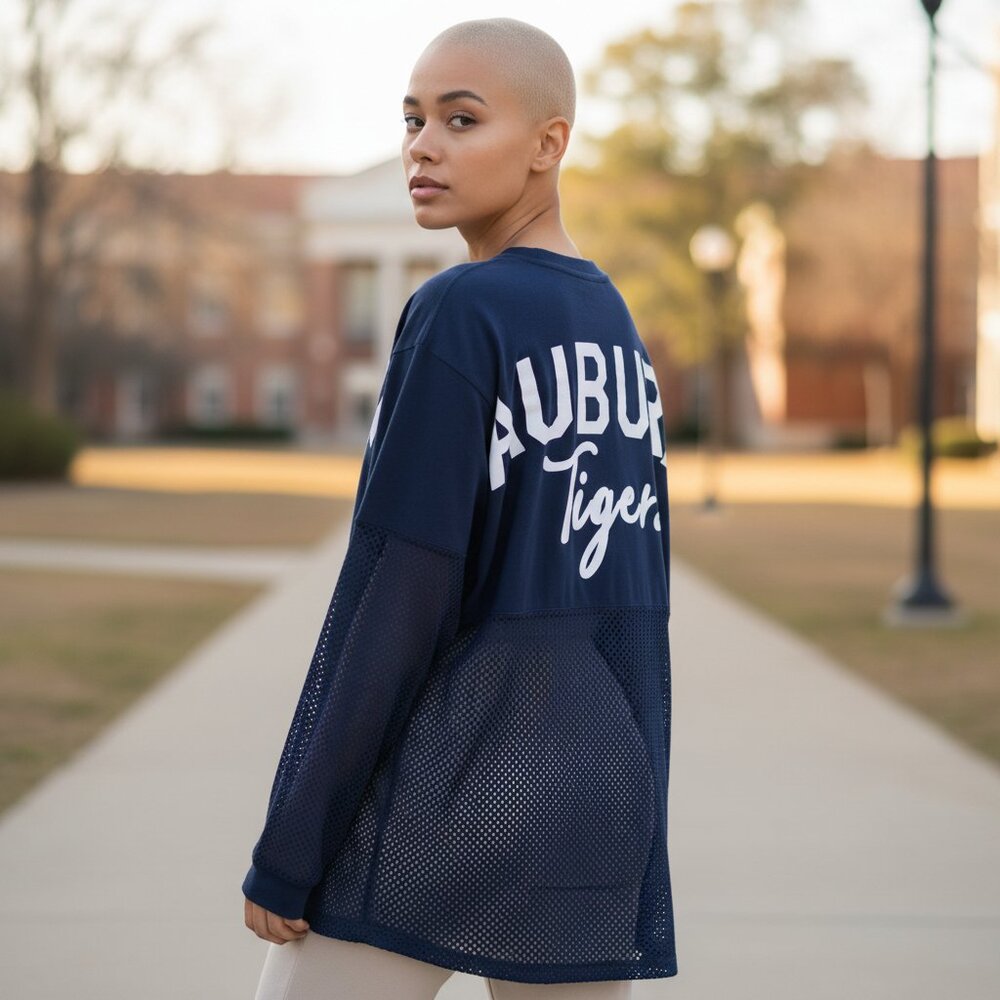 Auburn Tigers Football Mesh Oversized Spirit Jersey (Unisex) NWOT